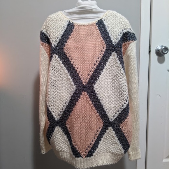 Vintage Koret Sweater Hand Knit Secretary Geek - Picture 1 of 4